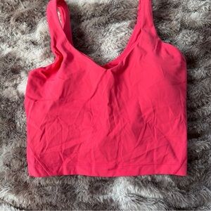 lululemon athletica Pink Scoop Neck Tank Top
